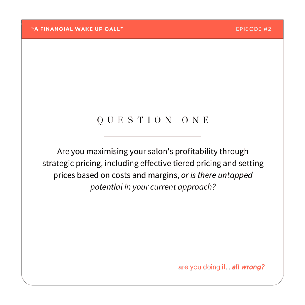 Salon Business, Pricing Strategies, Revenue Growth, Tiered Pricing, Stylists, Service Rates, Salon Industry, Carl Kealy, Profit Margins, Hair Extensions, Commission Structure, Dream Calculator, Financial Goals, Pricing Model, Pricing Tool, Service Efficiency, Experience Levels, Product Costs, Operating Margins, Pricing Adjustments, Hair Stylist, Speed, Product Use, Practice, Confidence, Emotional Decision-Making, Incremental Price Increases, Firm Deadlines, Independent Professionals, Salon Owners, Strategic Planning, Commission System, Independent Artists, Pricing Sheet, Financial Goals, Professional Endeavors